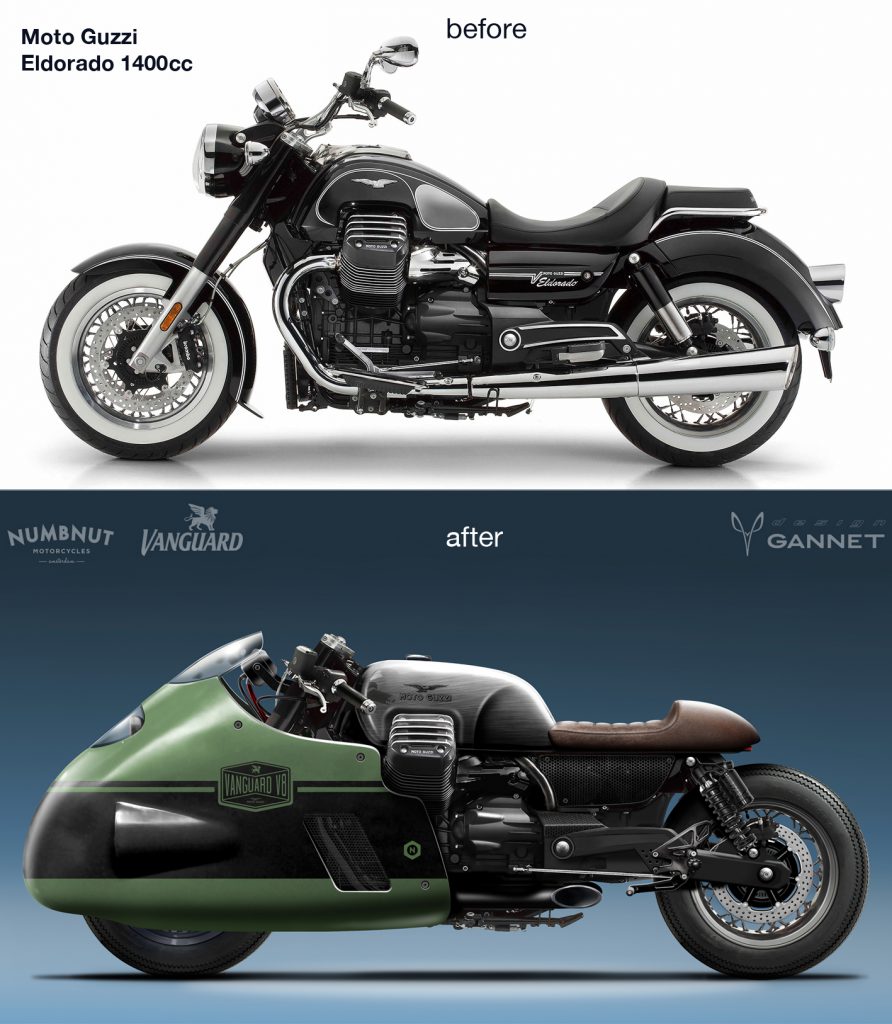 MotoGuzzi Eldorado before after